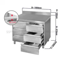 Kitchen Storage Kitchen Cabinets with Drawers Stainless Steel Kitchen Cupboard