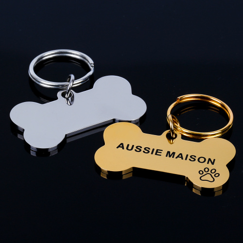 Custom Engrave Stainless Steel Pet ID Dog Tag