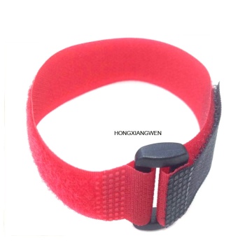 Customized Nylon Hook And Loop Band With Buckle