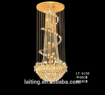 Zhangshan cheap large crystal hanging lighting