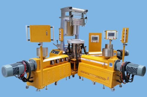 3 layers co extruding film blowing machine