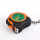 Promotional Rubber Key Tag Tape Measure With Laminated Label