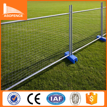 security temporary fence removable fence/round tube security temporary galvanized removable fence