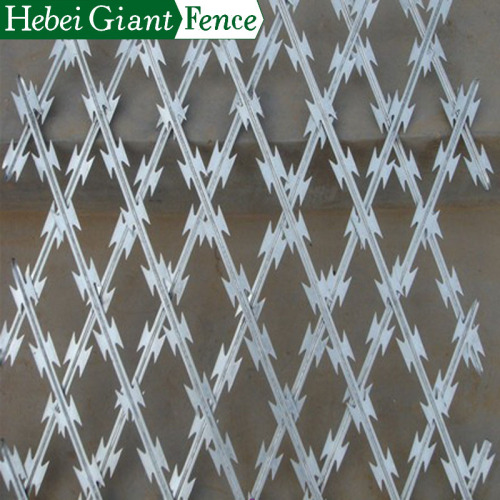 Hot Dipped Galvanized Razor Barbed  Wire