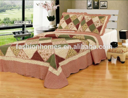 Fashion Homes quilt patchwork quilt with poly/cotton filling quilt