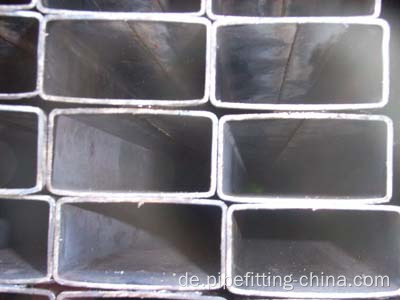 Quadratisches Stahlrohr mit schwarzer Farbe 300mm