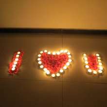 Wedding Favor Romantic Colored Tea Lights Candles