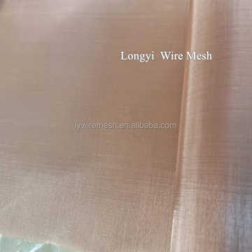 red copper wire shielding screen rf shielding pure copper mesh