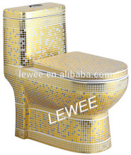 ware sanitary gold colored toilet bowl