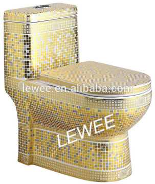 ware sanitary gold colored toilet bowl