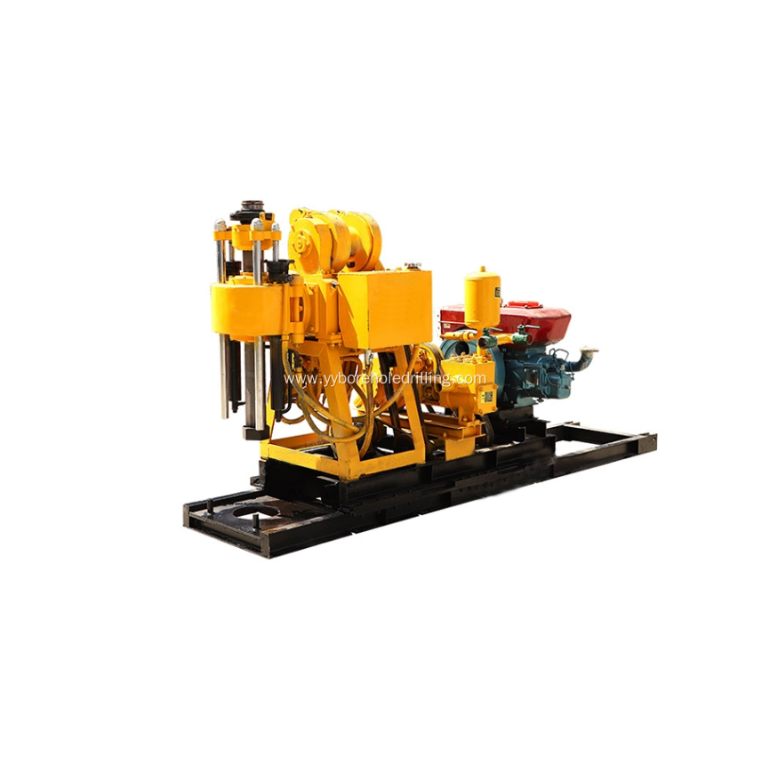 230m Small Portable Hydraulic Mine Water Well Machine