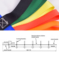 25mm Colorful Polyester Walking Rope Strap With 12 Loops For 12 Kids