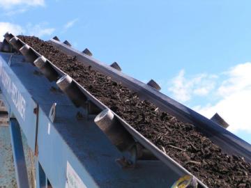 High temperature resistant rubber conveyor belt