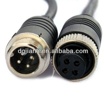 4 pin aviation extension cable for viewing fish finder underwater fishing camera