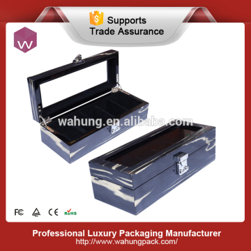 large piano lacquer wooden watch box