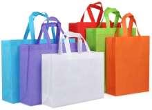 Blank RPET polyester shopping bag