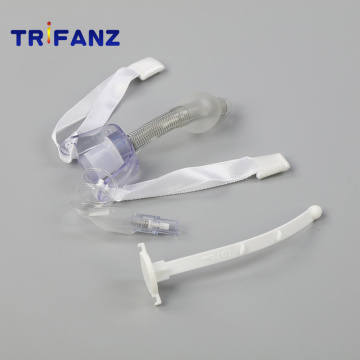 Disposable Reinforced Tracheostomy Tube with inner Cannula