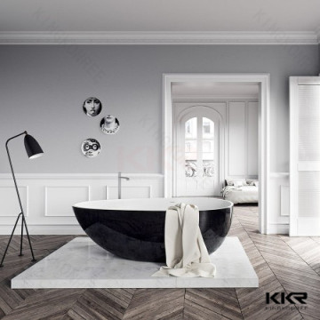 custom size small circle black bathtub