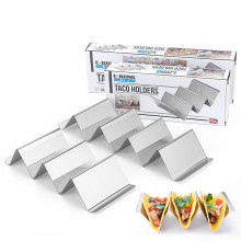 Stainless Steel Kitchen Gadgets: Tortilla and Pancake Holders, Shell Racks, and Trays