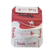 Plastic braided valve bag for transportation