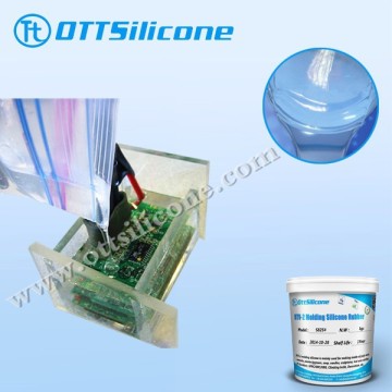 High-performance conductive liquid potting silicon/silicone rubber