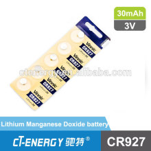 cr927 3v battery lithium battery button cell