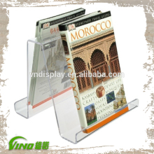 acrylic desktop book holder , menu stand holder , acrylic recipe book stands , tabletop acrylic book easel book display stand