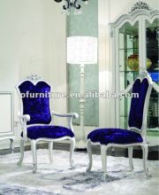 carved silver leaf chair NC120214