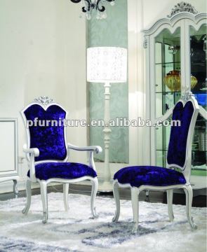 carved silver leaf chair NC120214