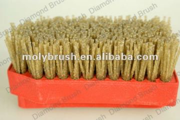 Fickert diamond abrasive nylon flat brush