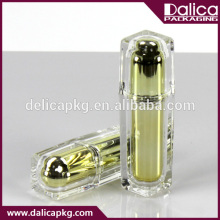 cosmetic gold plastic bottle