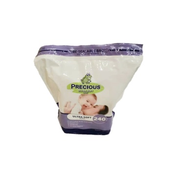 Lingettes humides biodégradables pour bébé Softcare de marque privée