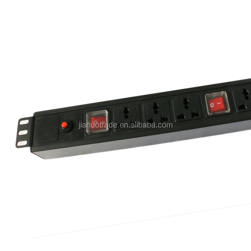 6 Way 10A Universal Switched PDU with Overload Protection