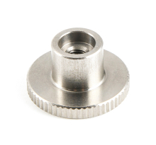 Knurled Steel Round Plug