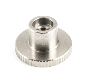 Knurled Steel Round Plug