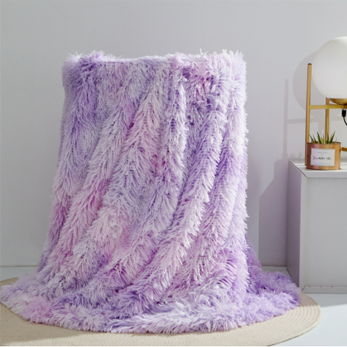Custom size Polyester plush solid nap blanket