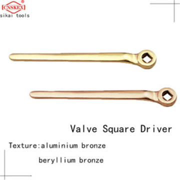 Non Sparking Tools Valve Square Driver