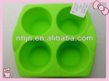 New 2013 4pcs Round Cakes Pan Silicon Pineapple Cake Mould Bakeware