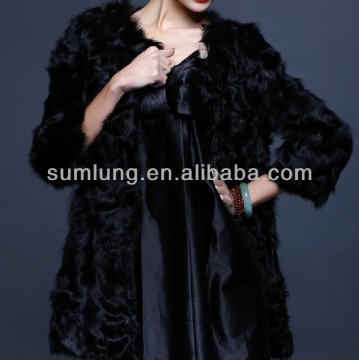 Newest Luxury Wool Fur Coats European Style Unique Women Sexy Winter Coats "11"