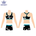 Sublimation cheer cheer sport-bh och kort