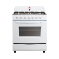 White Color Body 6 Burners Gas Oven