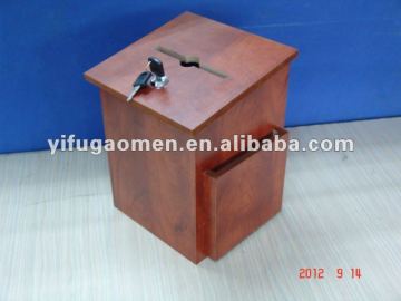 donation/suggestion feedback box wooden
