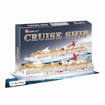 3D puzzle, titanic paper ship model with EN71 certificate