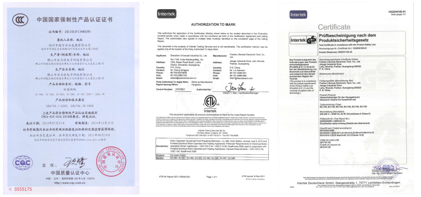ультразвуковой очиститель ювелирных изделий цифровой ультразвуковой очиститель нержавеющей стали с сертификатом CB / GS / PSE