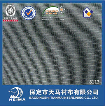 PES fabric fusible interlining weft insert linings/ garments accessories