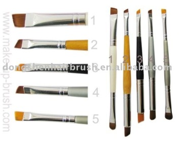 professional makeup double ends brushes,eyeliner brushes,makeup brushes free samples
