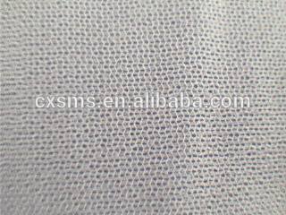 SMSZ10395 100% polyester circle-knit fusible woven interlining fabric