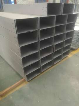 Spray paint cable tray