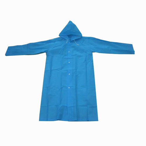 Blaue Pvc-Regenjacke