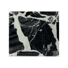 Artificial Calacatta Stone - Black with White Veins Quartz Stone